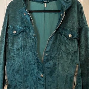 Green Free People Jacket